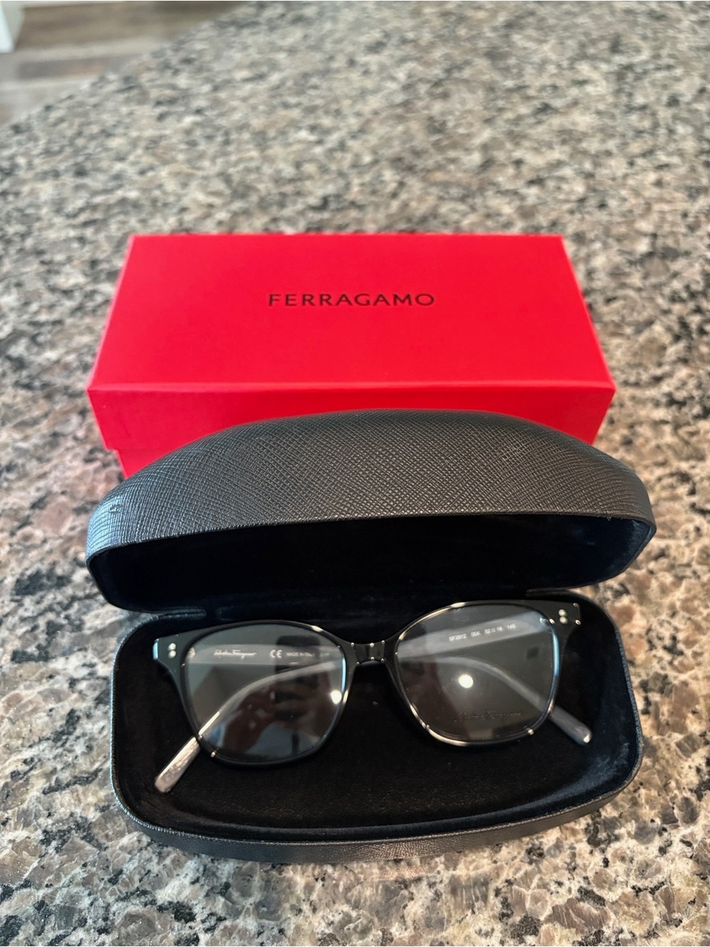Salvatore Ferragamo Black Men’s Eye Glasses